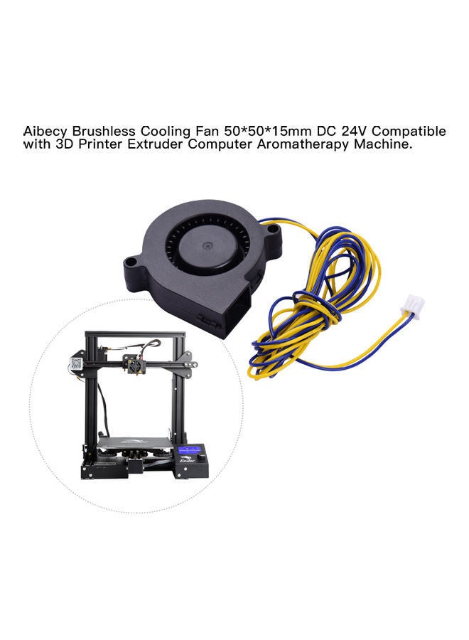 NIBEMINENT 2-Piece Cooling Fan for 3D Printer Extruder Multicolour - Image 4