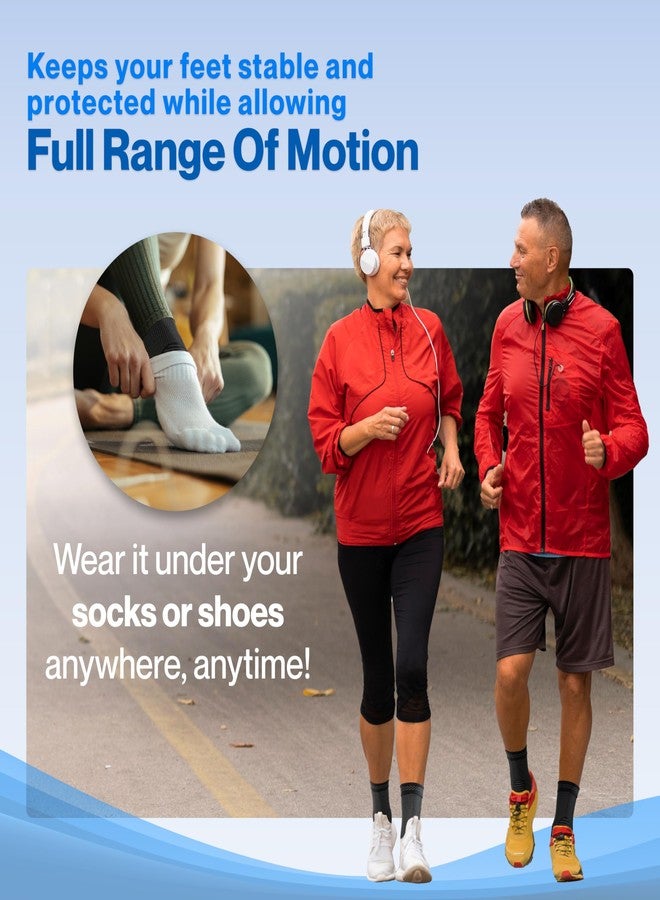 Modvel Foot & Ankle Brace Socks for Sprained Ankle Compression Sleeve - Foot Support for Women & Men - Tendonitis & Arthritis Ankle Brace Sports Running, Torn Ligaments & Women Stabilizing Ankle Wrap - Image 5