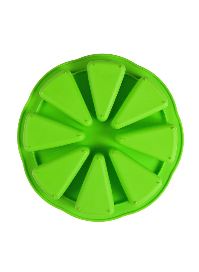 8 Lian Sikang Cake Mold 377 Chocolate Cake Silicone Mold Jelly Egg Tart Bread Mold Baking Tools-Color:Green - Image 1