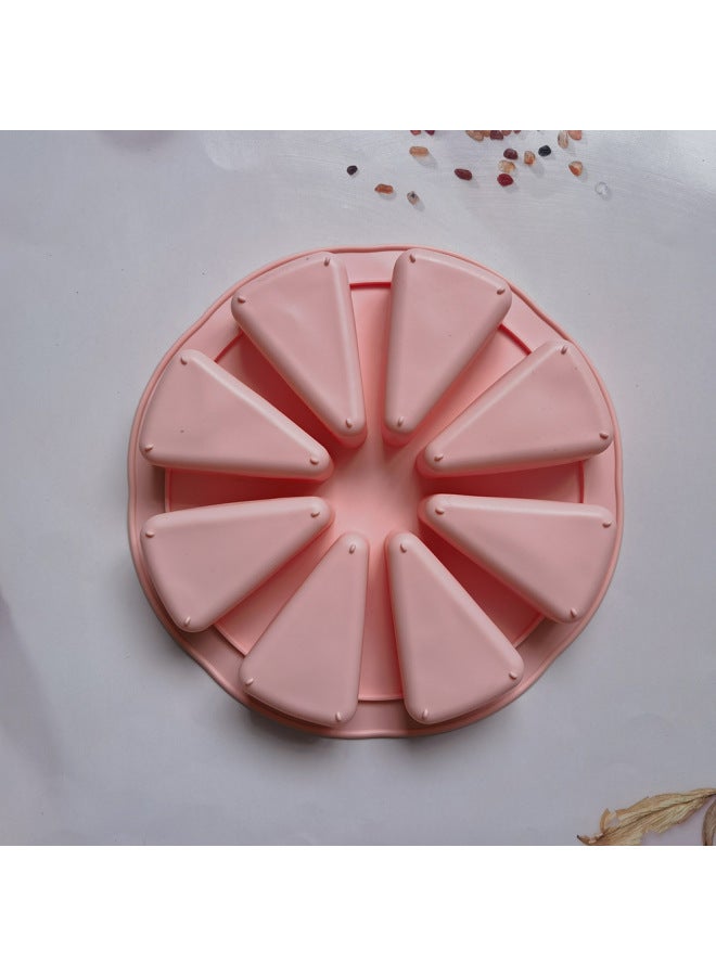 8 Lian Sikang Cake Mold 377 Chocolate Cake Silicone Mold Jelly Egg Tart Bread Mold Baking Tools-Color:Green - Image 3