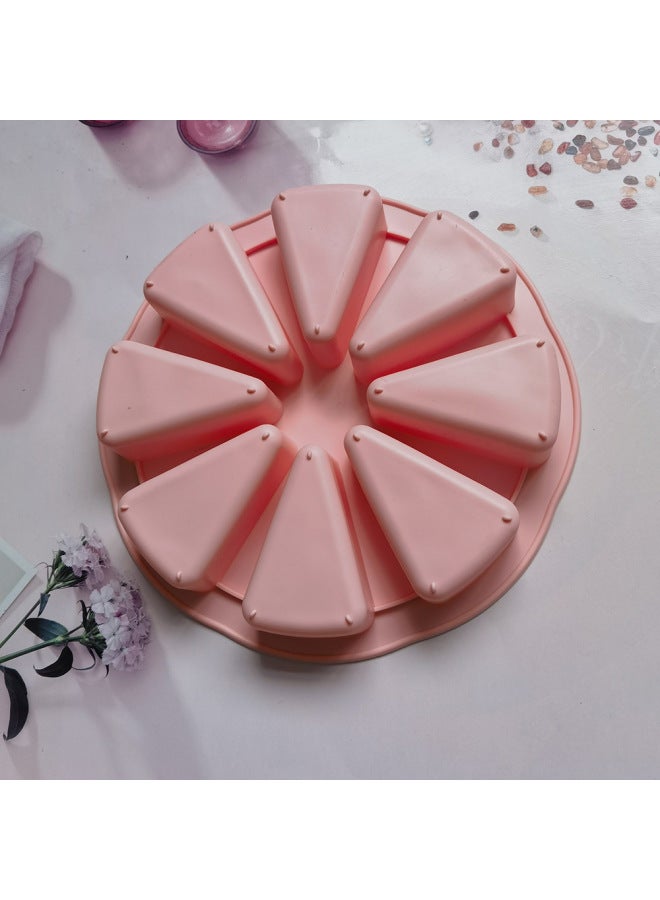 8 Lian Sikang Cake Mold 377 Chocolate Cake Silicone Mold Jelly Egg Tart Bread Mold Baking Tools-Color:Green - Image 2
