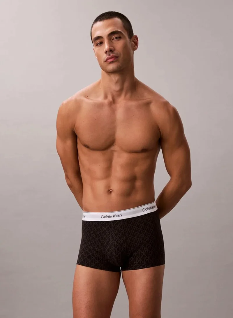 كالفن كلاين ثلاث قطع سراويل داخلية قطنية مطاطية أيقونية