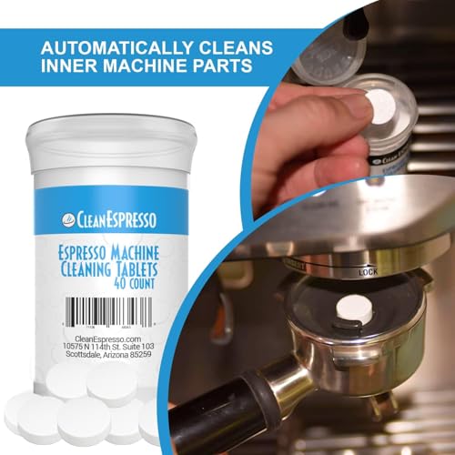 CleanEspresso - Designed For Breville Cleaning Kit - 40 Breville Compatible Cleaning Tablets + 2 Espresso Machine Water Filters + 2-Use Descaler - Espresso Machine Accessories - Image 4