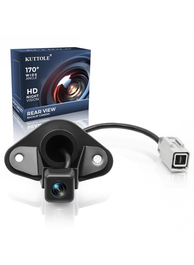 KUTTOLE 86267AJ10A Upgrade Rear View Backup Camera Compatible with Subaru Legacy Outback 2010-2014, 170° Wide Angle Park Assist Camera Replace 86267-AJ10B, 86267-AJ10A, 86267-AJ100 - Image 1