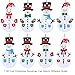 Max Fun Diy Felt Christmas Snowman Games Set with 58Pcs Crafts kit Wall Hanging Xmas Gifts for Christmas Winter Holiday Party Decorations Snowman - Image 4