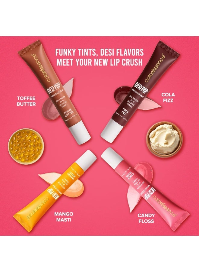 Coloressence Desi Pop DripGloss Lip Balm SPF-15, Mango Masti, 10gm | Deep Hydration | Enriched with Vitamin E, Shea Butter & Coconut Oil - Image 4
