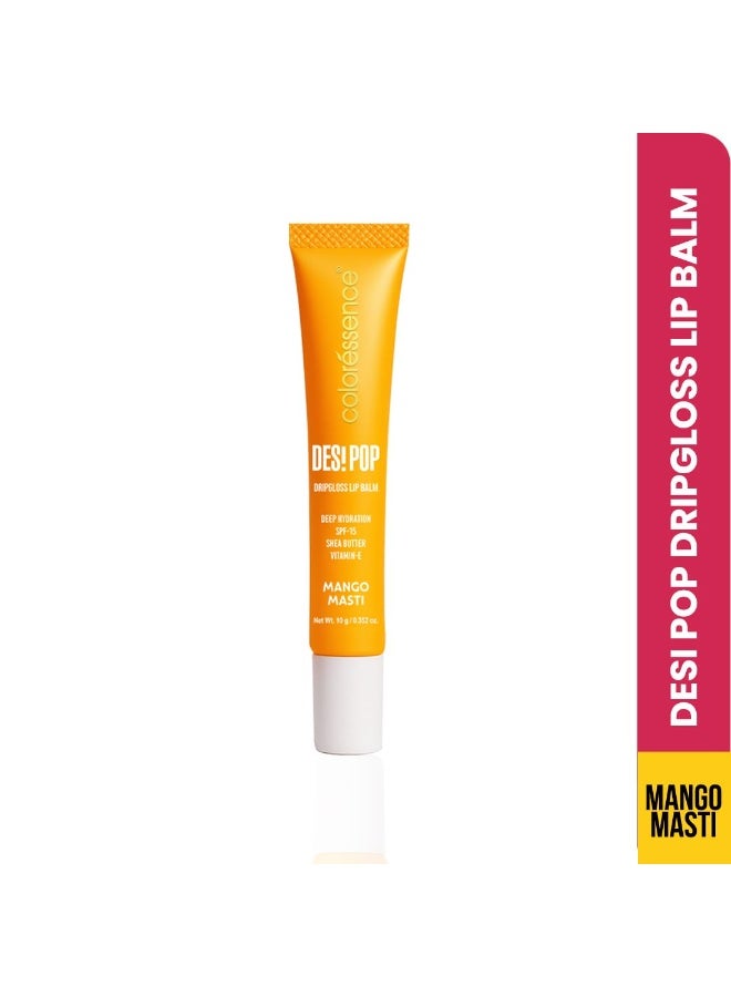 Coloressence Desi Pop DripGloss Lip Balm SPF-15, Mango Masti, 10gm | Deep Hydration | Enriched with Vitamin E, Shea Butter & Coconut Oil - Image 5
