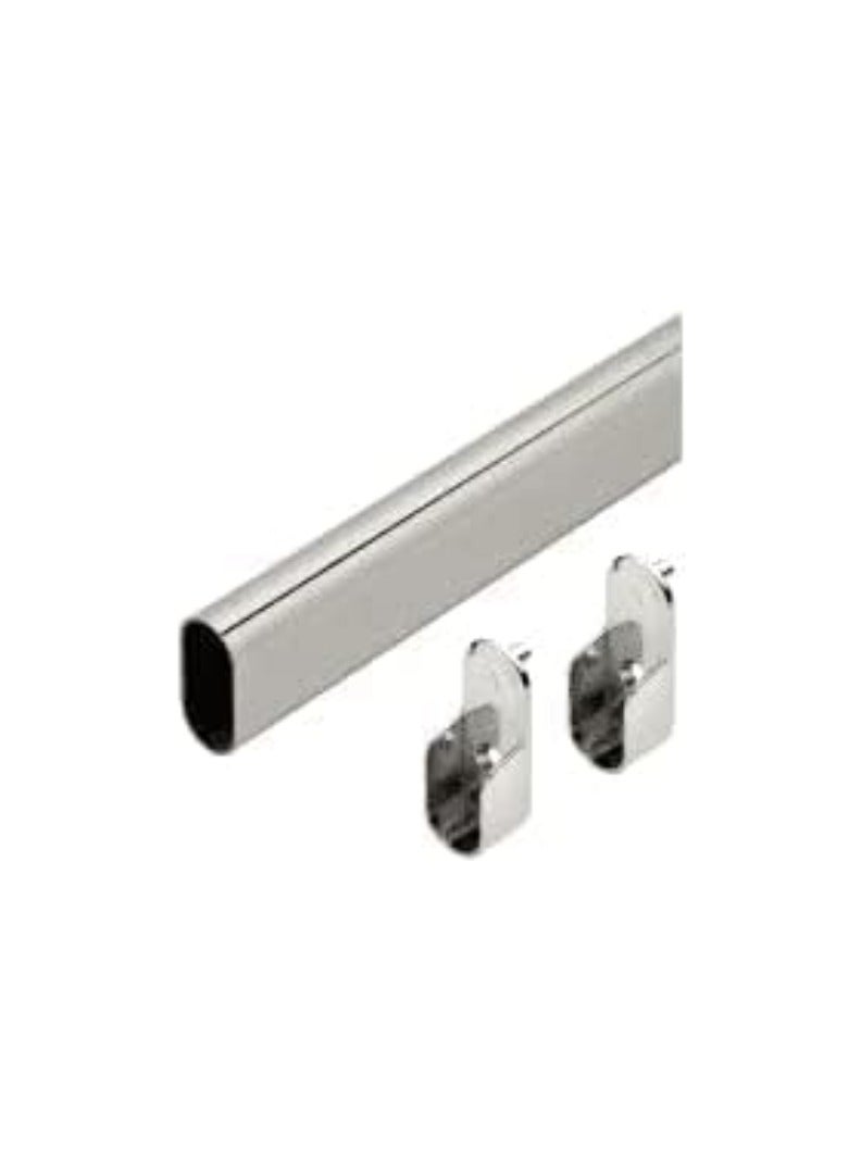 KNP 95 Cm Wardrobe Bar Pack of 3 ideal for medium-sized wardrobes, ensuring optimal use of your storage area while maintaining a tidy appearance. - Image 1