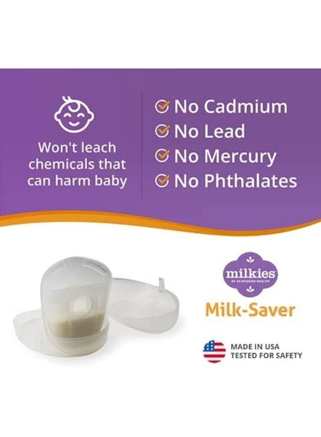 ميلكيز Milk-Saver Breast Milk Collector Storage - Image 3