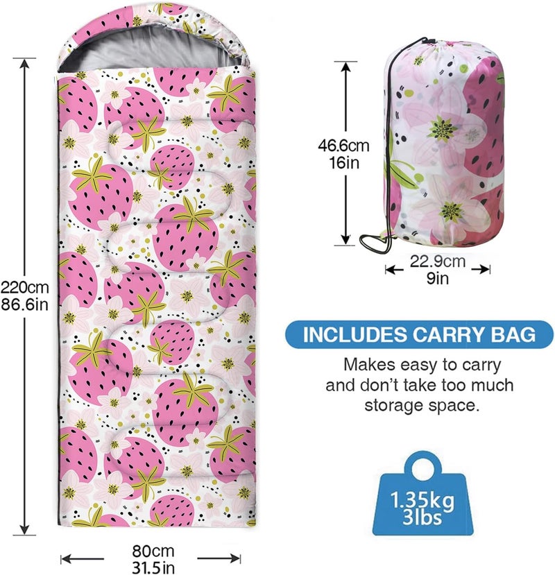 oaskys Camping Sleeping Bag - 3 Season Warm & Cool Weather - Summer Spring Fall Lightweight Waterproof for Adults Kids - Camping Gear Equipment, Traveling, and Outdoors - Image 2