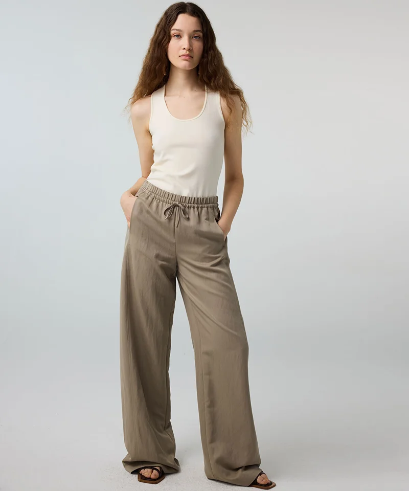 Ipekyol Tie-Waist Wide-Leg Trousers