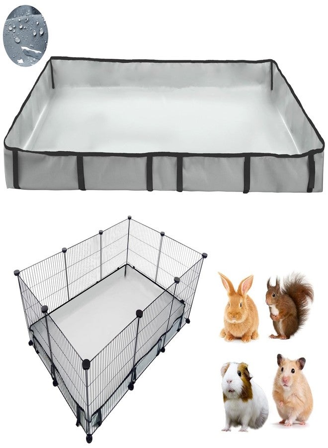 DZWLKJ Guinea Pig Cage Liner Tarp Bottom Waterproof and Washable Base Also for Rabbits, Bunny, Chinchesillas, Hedgehog, Ferrets and Other Small Animals(24x36 inches) - Image 1