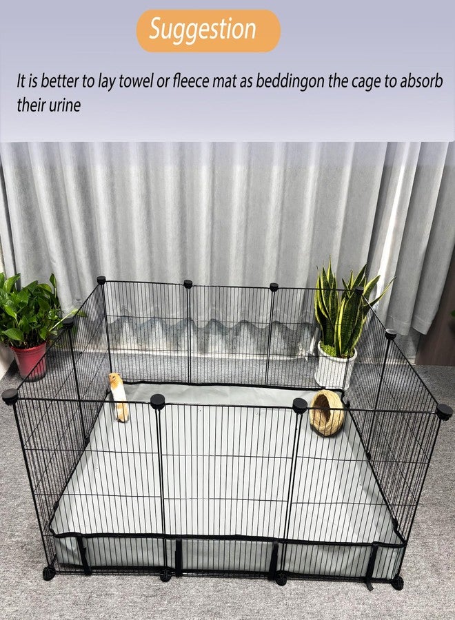 DZWLKJ Guinea Pig Cage Liner Tarp Bottom Waterproof and Washable Base Also for Rabbits, Bunny, Chinchesillas, Hedgehog, Ferrets and Other Small Animals(24x36 inches) - Image 5