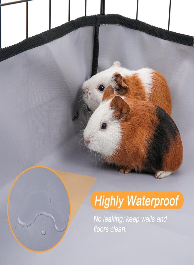 DZWLKJ Guinea Pig Cage Liner Tarp Bottom Waterproof and Washable Base Also for Rabbits, Bunny, Chinchesillas, Hedgehog, Ferrets and Other Small Animals(24x36 inches) - Image 4