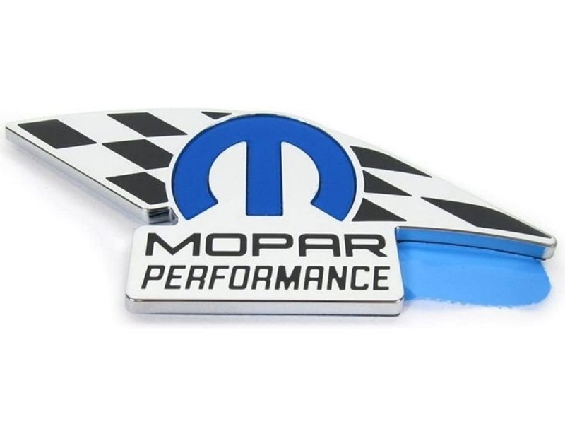 Mopar Chrome Plated Performance Badge - 82214234 - Image 1