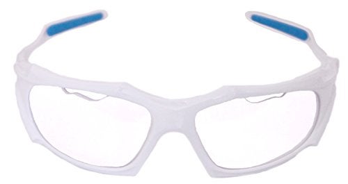 Python Racquetball Python Full Framed (Clear Lense/White Frame) Racquetball Eye Protection (Pickleball, Squash) (Eyewear, Goggle, Eyeguard) - Image 4