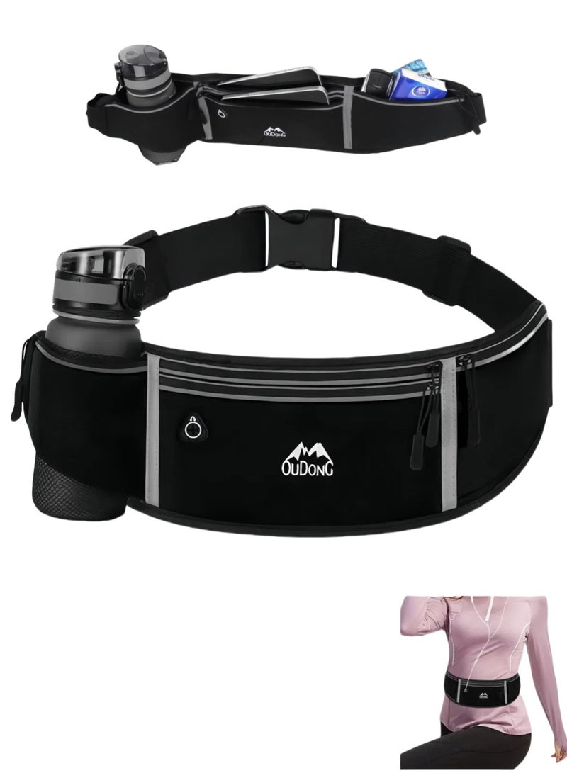 CHU DAI Hydration Running Belt, Running Fanny Pack for Phone and Wallet Holder, Running Bag Runners Essentials Accessories Marathon Triathlon Walking Jogging Gear Gift - Image 1