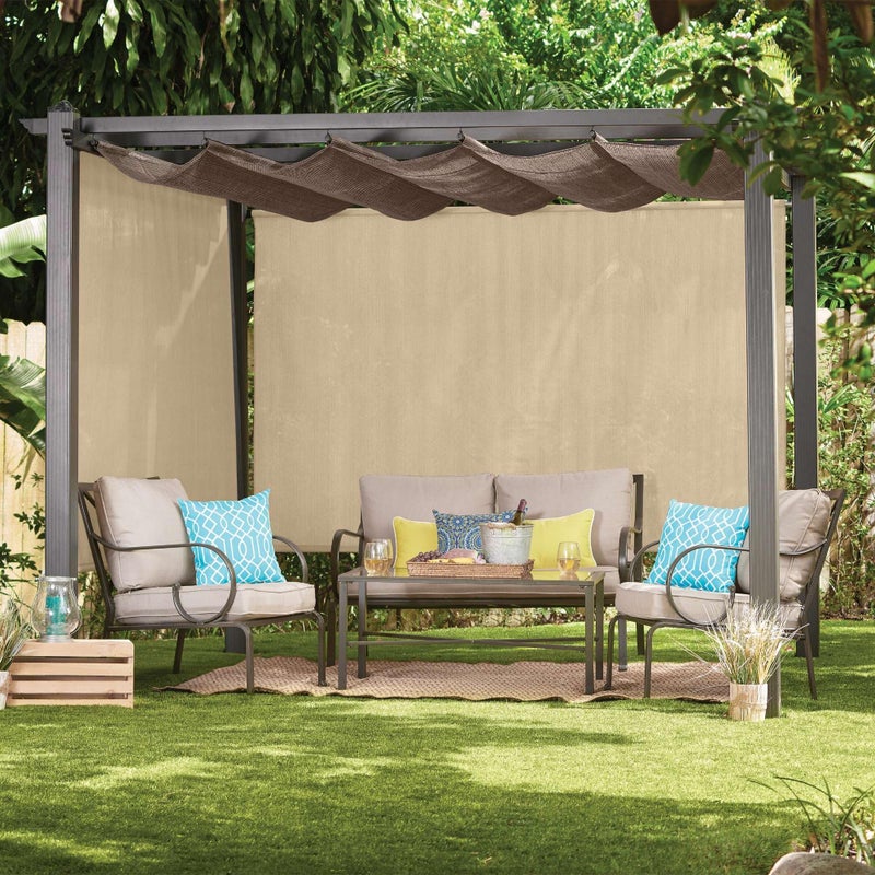 Coolaroo Outdoor Cordless Sun Blocking Roller Shade