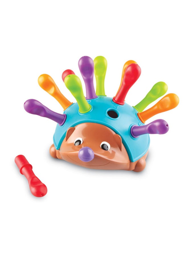 Learning Resources Spike The Fine Motor Hedgehog Poppin’ Shapes (6-Piece, Ages 18M+) - Image 1