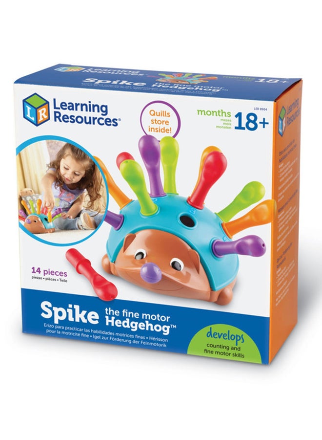 Learning Resources Spike The Fine Motor Hedgehog Poppin’ Shapes (6-Piece, Ages 18M+) - Image 4