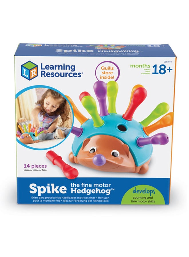 Learning Resources Spike The Fine Motor Hedgehog Poppin’ Shapes (6-Piece, Ages 18M+) - Image 3