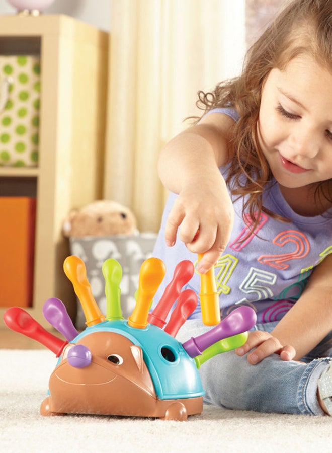 Learning Resources Spike The Fine Motor Hedgehog Poppin’ Shapes (6-Piece, Ages 18M+) - Image 5