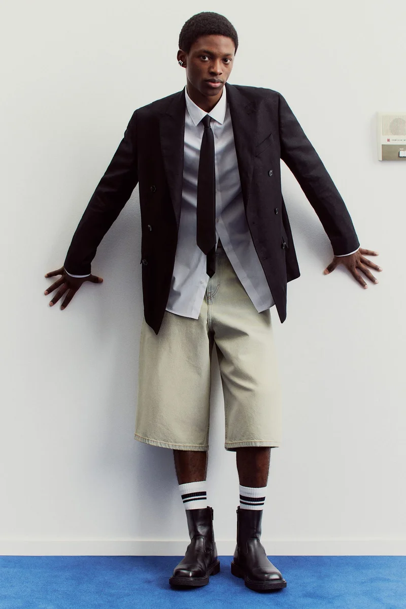 H&M Super Baggy Denim shorts