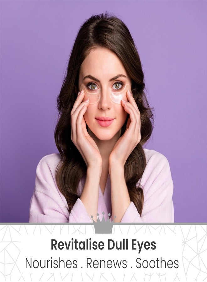 REVITALE Pure Vegan Under Eye Patches, Helps Reduce Puffy Eyes & Dark Circles, Revitalise Dull Eye Masks - Nourishes, Renews, Soothes (Packets - 10 Pair) - Image 2