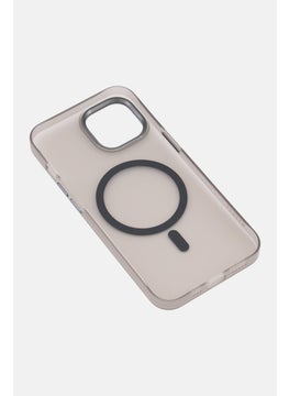 LEVELO iPhone 14 MagSafe Glory Matte Back Case, Grey  - Image 2