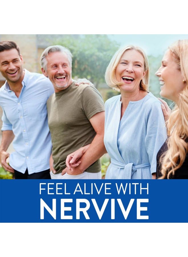 Nervive صحة الأعصاب، مع حمض ألفا ليبويك، لتعزيز صحة الأعصاب ووظيفتها في الأصابع، اليدين، أصابع القدم، والقدمين*، ALA، فيتامينات B12، B6، وB1، 30 قرص (قد يختلف التعبئة) - Image 2