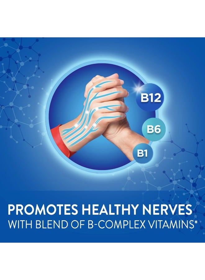 Nervive صحة الأعصاب، مع حمض ألفا ليبويك، لتعزيز صحة الأعصاب ووظيفتها في الأصابع، اليدين، أصابع القدم، والقدمين*، ALA، فيتامينات B12، B6، وB1، 30 قرص (قد يختلف التعبئة) - Image 3