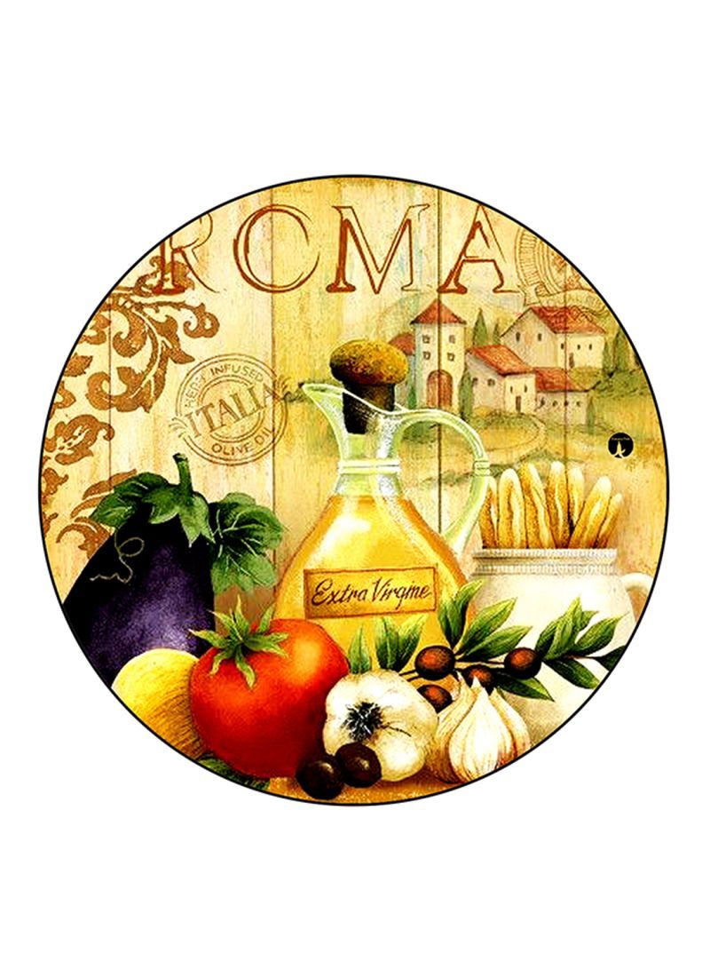 Food Printed Mouse Pad Multicolour
