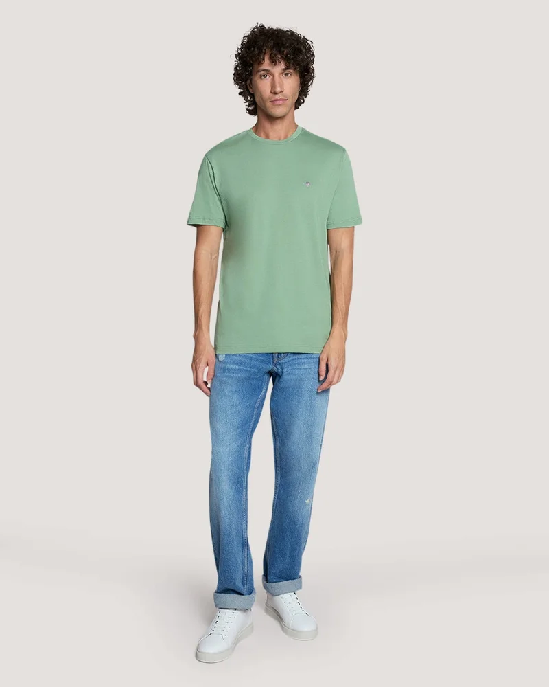 GANT  Shield Logo Ss T-Shirt for Men | Best Price UAE