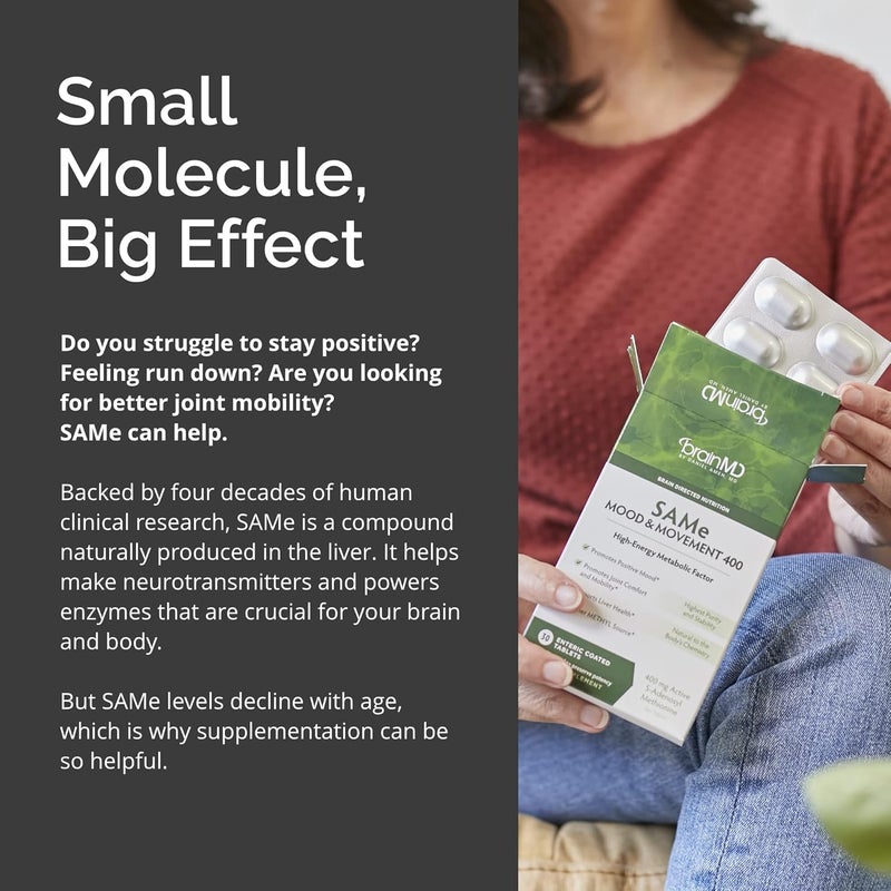 BRAINMD بRAINMD دكتور أيمين نفس المزاج حركة 40030 قرص  يعزز التوازن العاطفي صحة الكبد راحة المفاصل الحركة خالي من الجلوتين 30 حصة - Image 5