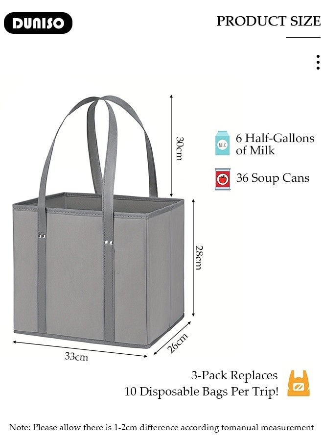DUNISO Large capacity Storage Bins, Fabric Storage Bins for Shelves, Sturdy Storage Boxes for Organizing Clothing, Sheets, Toys, Books - Shelf Organizer Shelves Basket Storage Bin  - Image 3