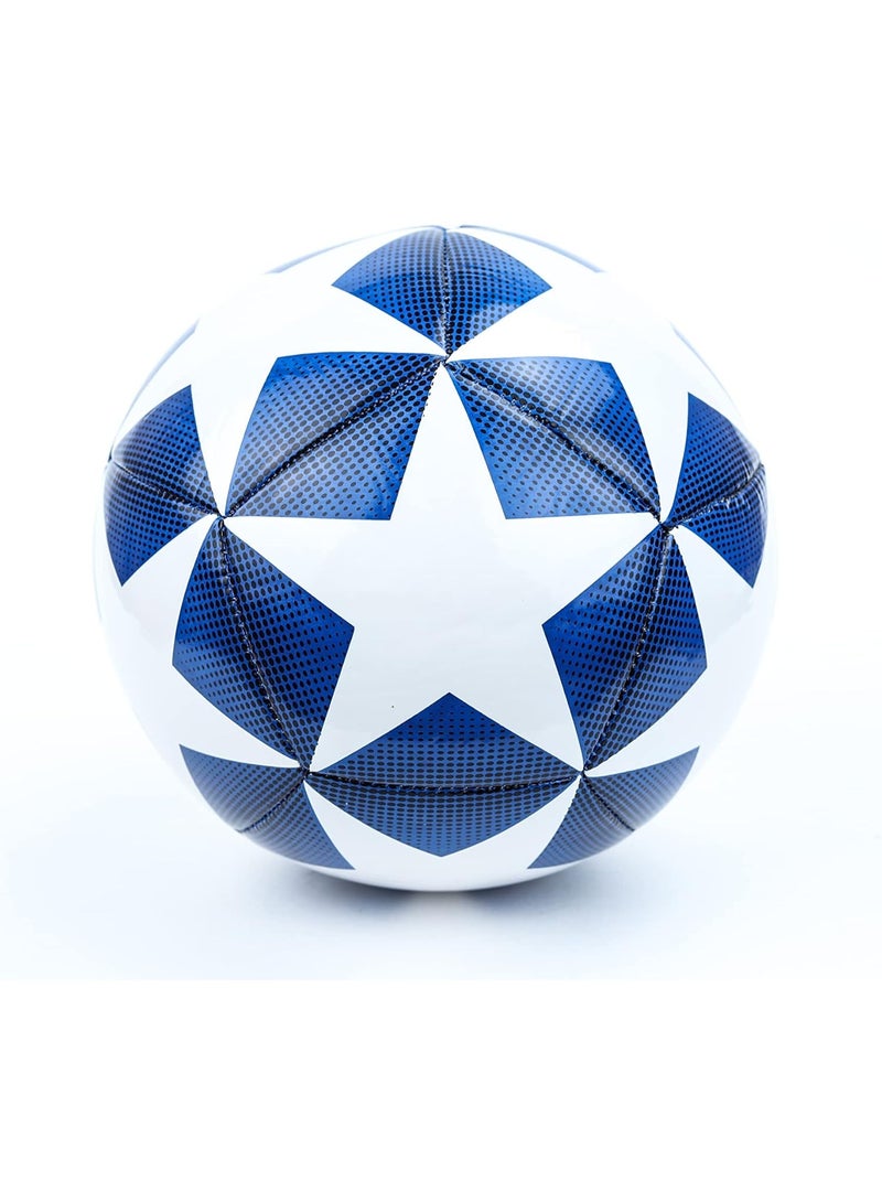 A professional-grade football with a colorful brushstroke design and textured surface, size 5 - ideal for training, matches, and recreational play - featuring high durability and flexibility - suitable for young and adult players - Image 1