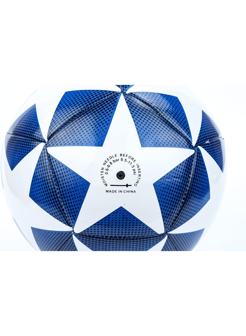 A professional-grade football with a colorful brushstroke design and textured surface, size 5 - ideal for training, matches, and recreational play - featuring high durability and flexibility - suitable for young and adult players - Image 2