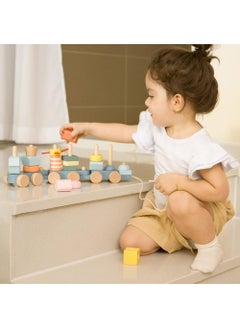 Classic World Classic World Pull Ocean Toy – Wooden Pull-Along Ocean Animal Playset for Toddlers, Develops Motor Skills & Imagination  - Image 3