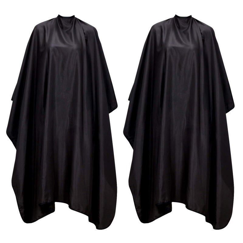 Oak Leaf Hair Cutting Capes Waterresistant  Antistatic Salon Haircut Capes with Snap Closure for Styling 57x67 Inches Pack of 2