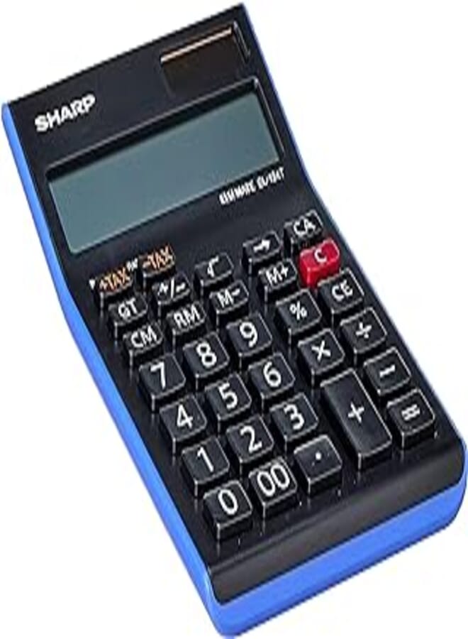 Generic Sharp 12-digit electronic tax calculator el-124t-bl 