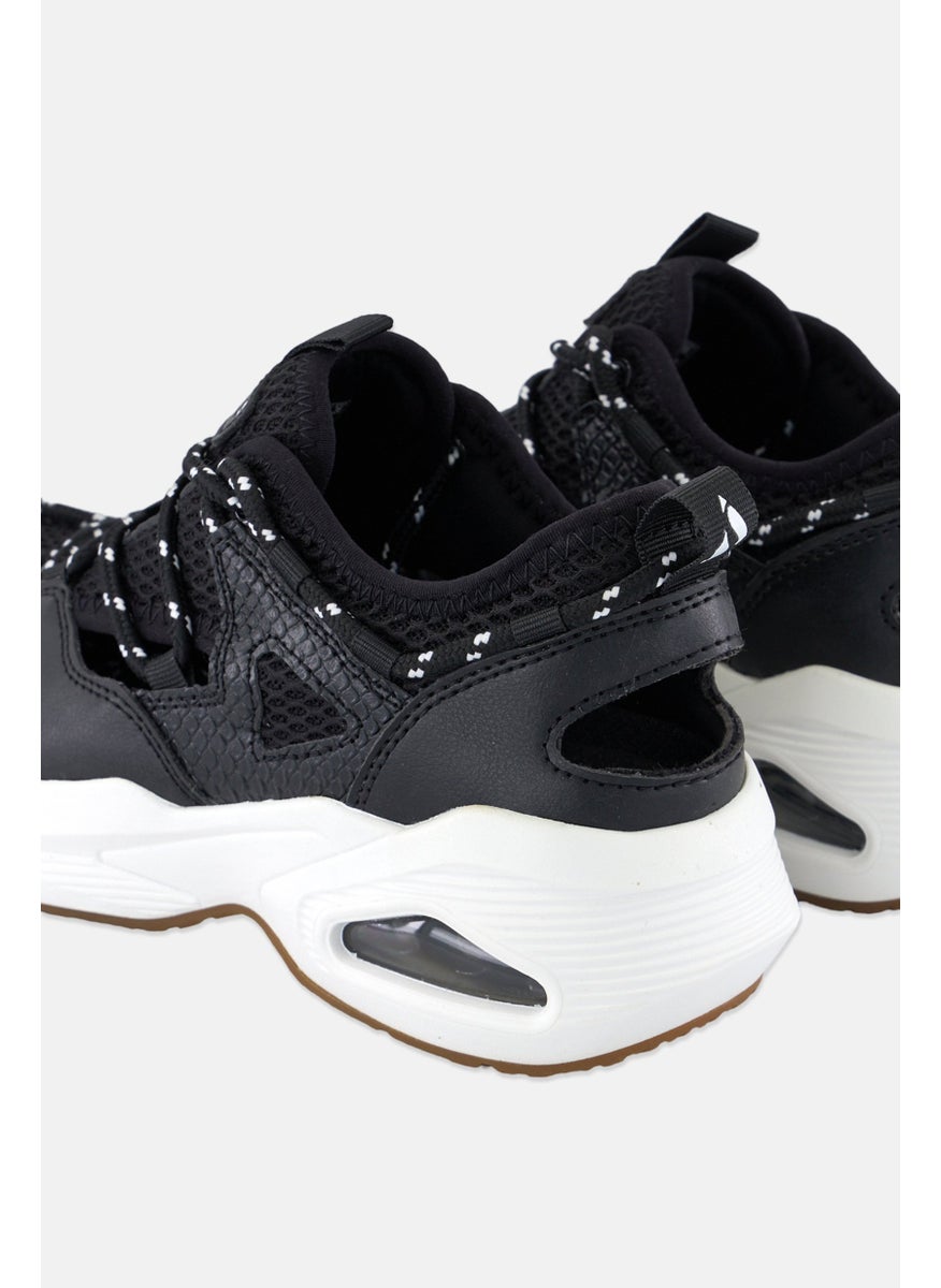 SKECHERS - Women Muno - Main Attraction Lace Up Outdoor Shoes, Black - Image 1