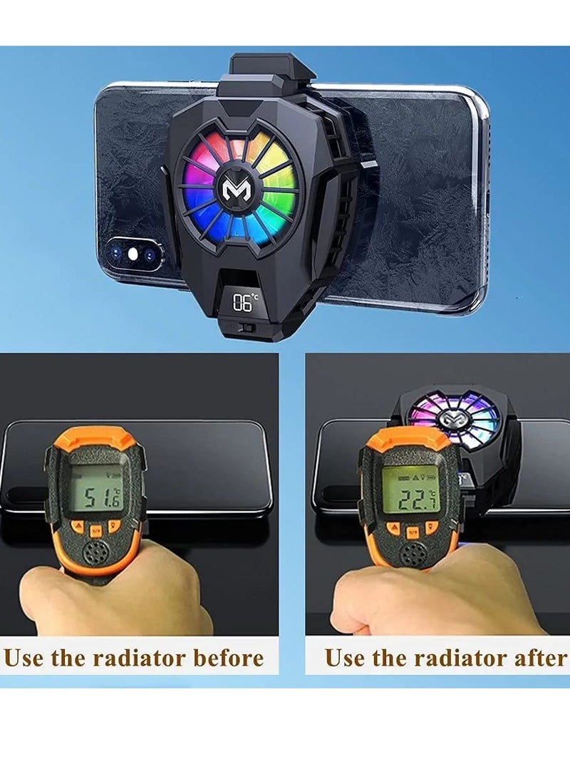 Memo MEMO Mobile Semiconductor Phone Cooler Fan DL05 ‚Äì High-Speed Cooling for Smartphones, Advanced Semiconductor Technology, Instant Heat Dissipation, USB Powered, Portable Cooling Fan for Gaming, Streaming & Extended Use, Compatible with iOS & Android - Image 2