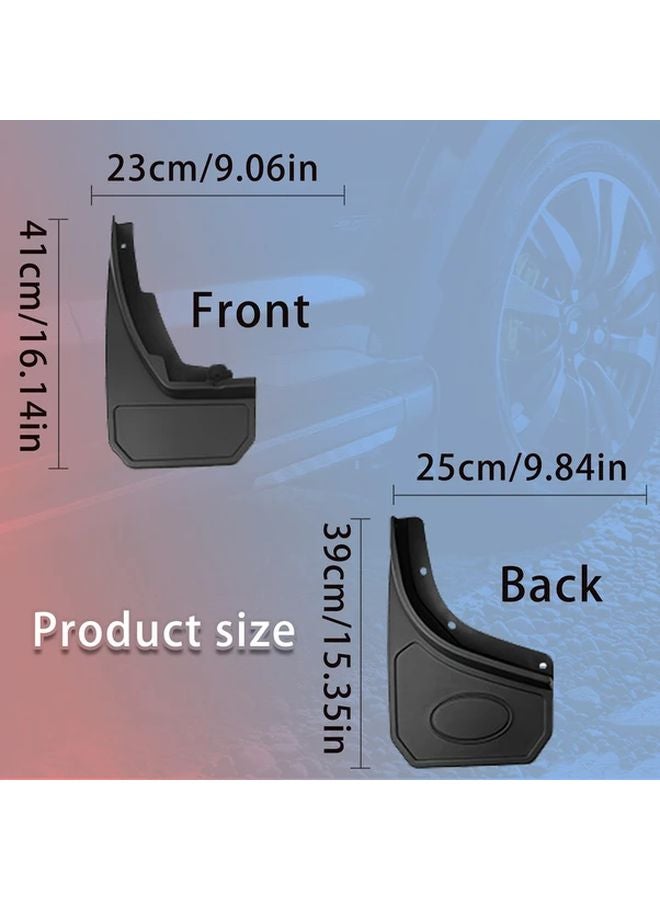 4Pcs Car Mud Flaps For Land Rover Defender 90 110 2020 2025 Durable Scratch Resistant - Image 4