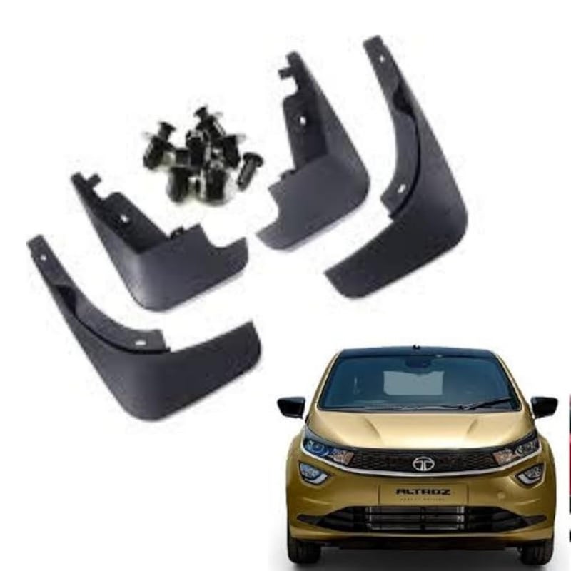Autokaar OE Type/Box Type Car Mud Flap for Tata Altroz, Black - Image 3