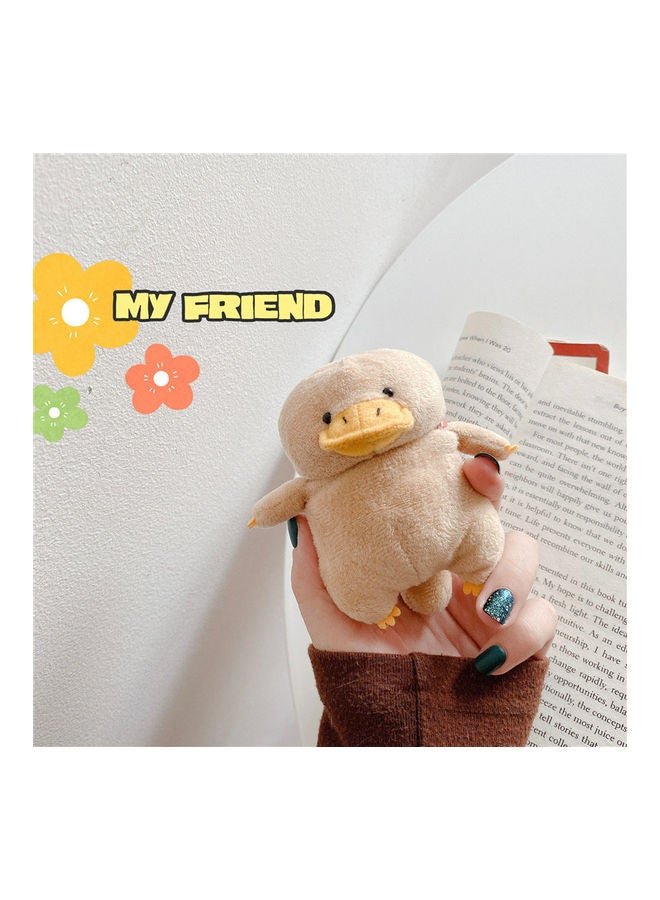 XiuWoo Cute Duck Themed Case Cover For Apple AirPods 1/2 Beige/Yellow/Black - Image 1