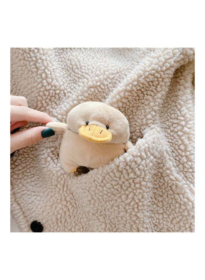 XiuWoo Cute Duck Themed Case Cover For Apple AirPods 1/2 Beige/Yellow/Black - Image 2