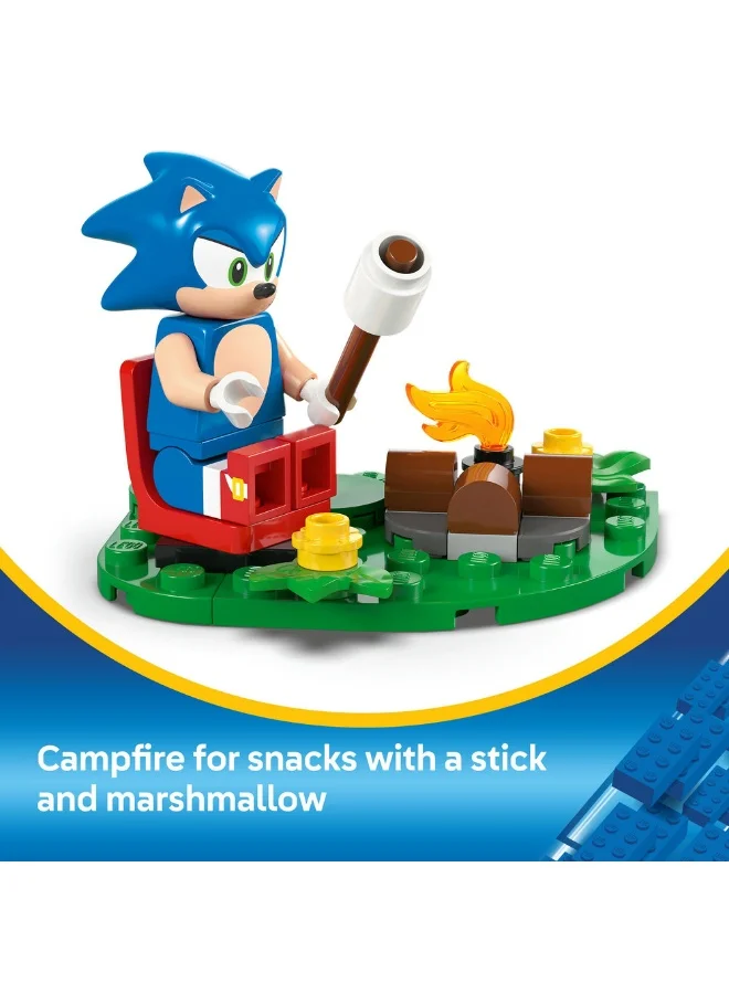 ليغو لعبة المواجهة عند نار مخيّم Sonic من ليغو® Sonic the Hedgehog™‍‌‎ 77001