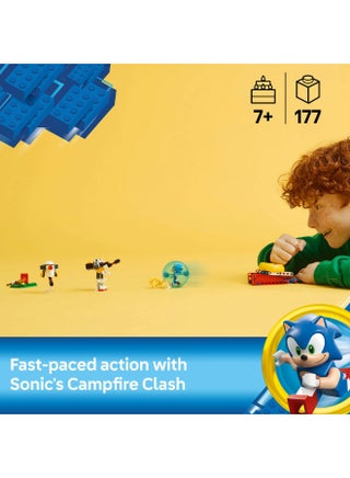 لعبة المواجهة عند نار مخيّم Sonic القابلة للتجميع من ليغو® Sonic the Hedgehog™‍‌‎ للصبيان والبنات 77001 - view 3