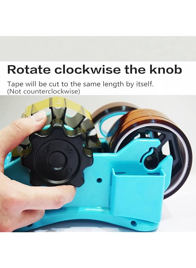 إيروريكس موزع شريط حراري متعدد القطع، موزع شريط حراري، شريط مقاوم للحرارة، موزع شريط نصف أوتوماتيكي مع مجموعة فتحات مقصورة، أزرق - Image 4