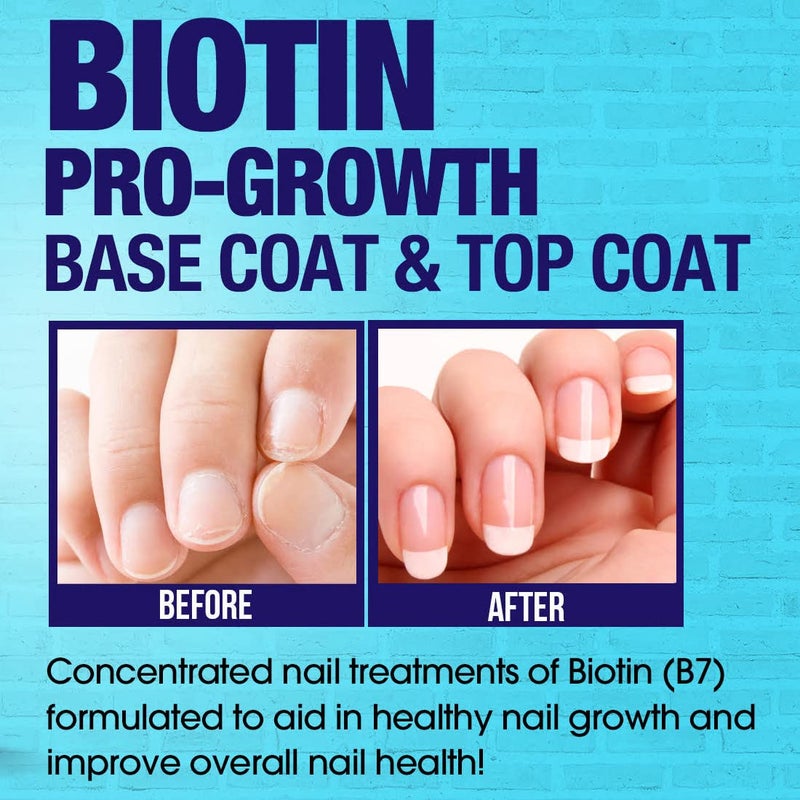 BARIELLE Biotin Pro-Growth Base Coat & Top Coat Collection 2-PC Set - Image 2